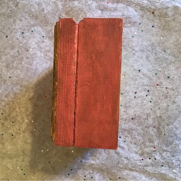 Wood Painted Trinket Box - Picture 4 of 10